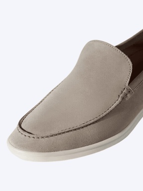 Mocassim Loafer Masculino Grifo Cinza Claro